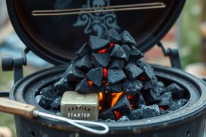 Kako pravilno prižgati žar na oglje s kockami za podžig?