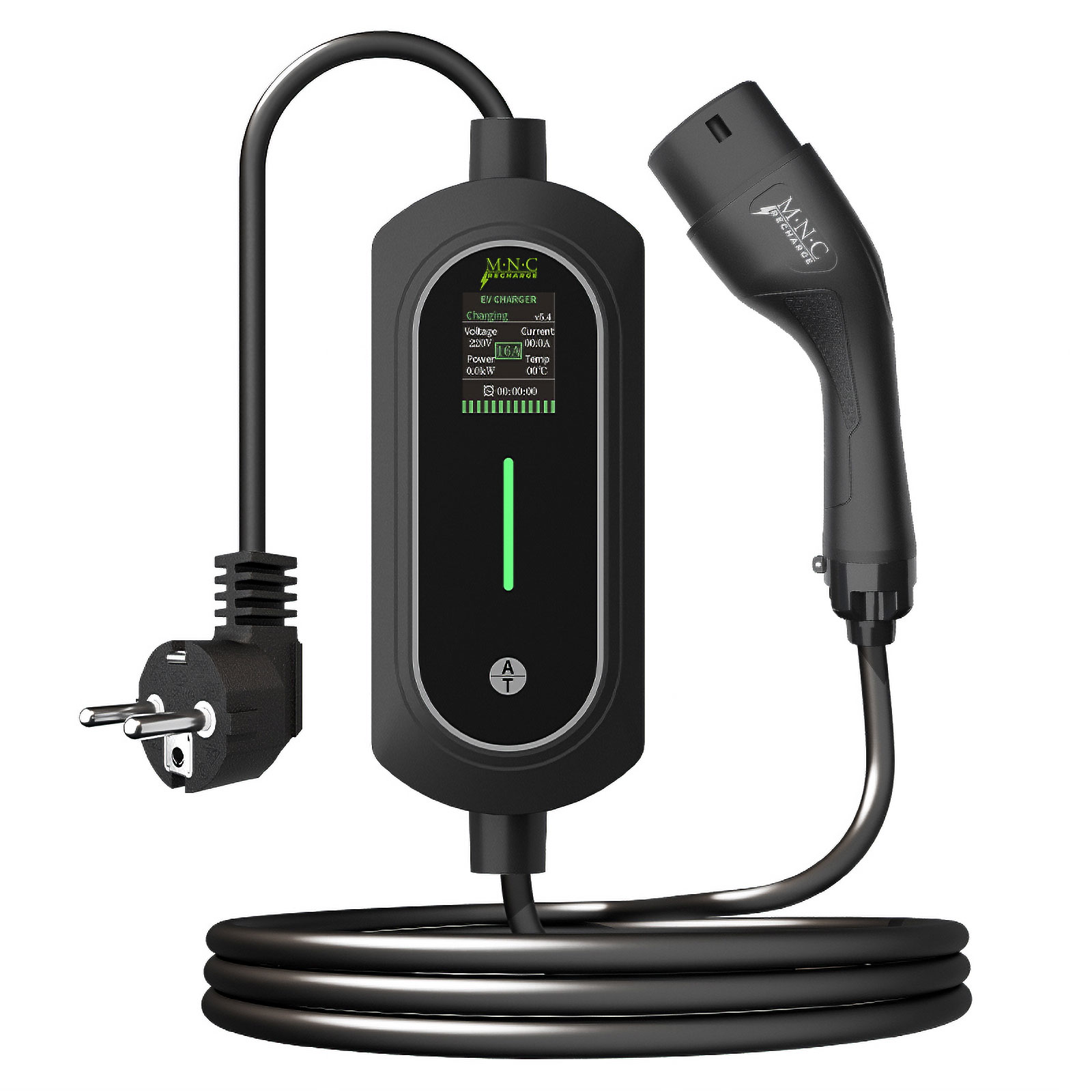 Polnilna postaja za električno vozilo z vrečko – EVSE Type2 – 5 m – max. 3,5 kW – 1 × 16 A – 110–240 V AC